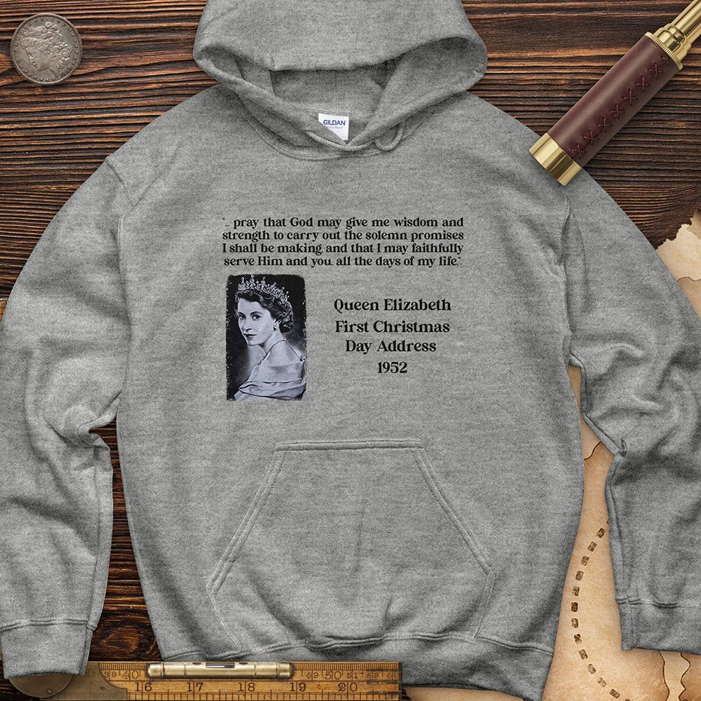Queen Elizabeth II Xmas Address Hoodie | HistoreeTees