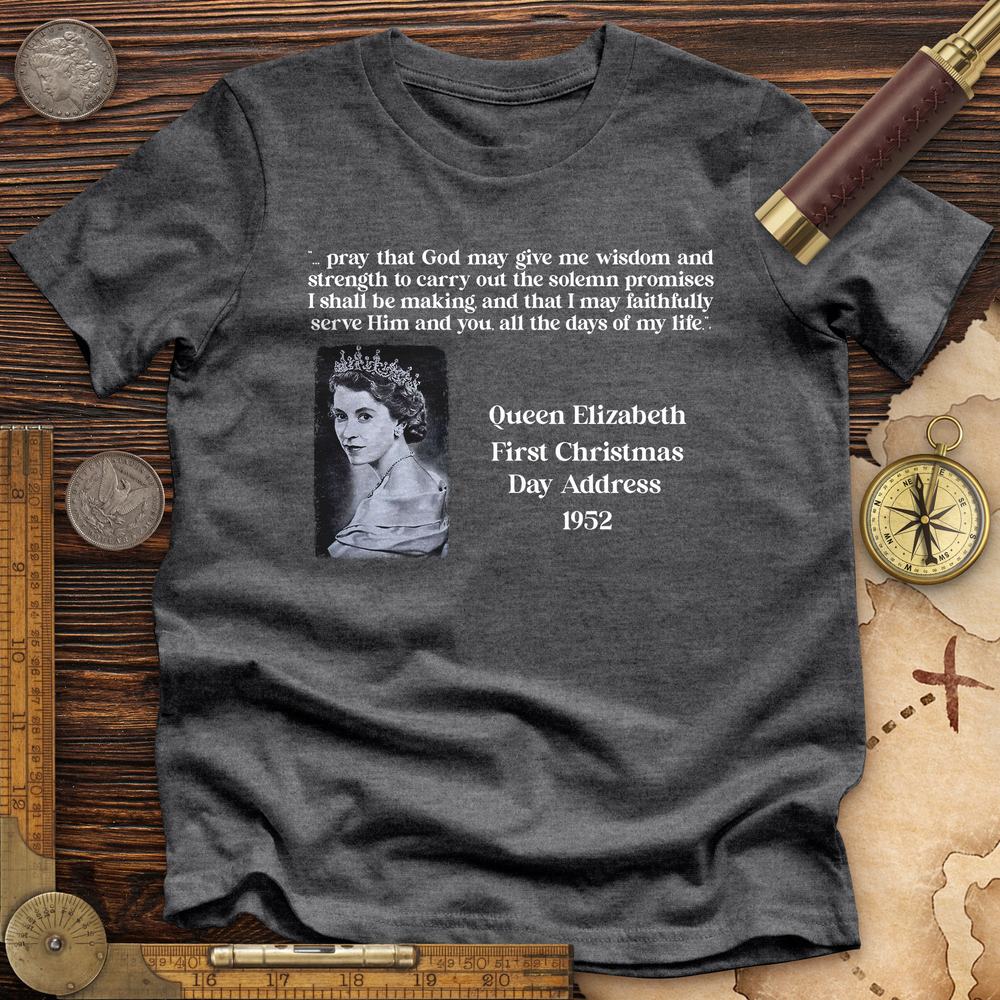 Queen Elizabeth II Xmas Address Premium Quality Tee | HistoreeTees