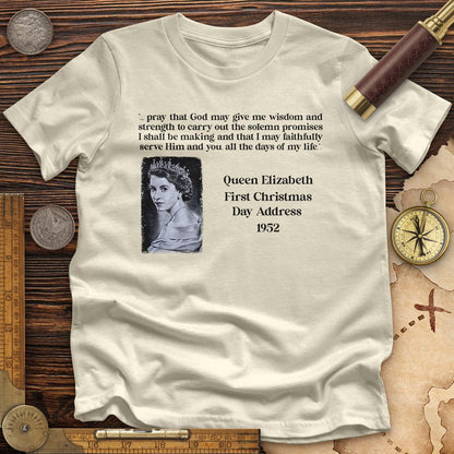 Queen Elizabeth II Xmas Address Premium Quality Tee | HistoreeTees
