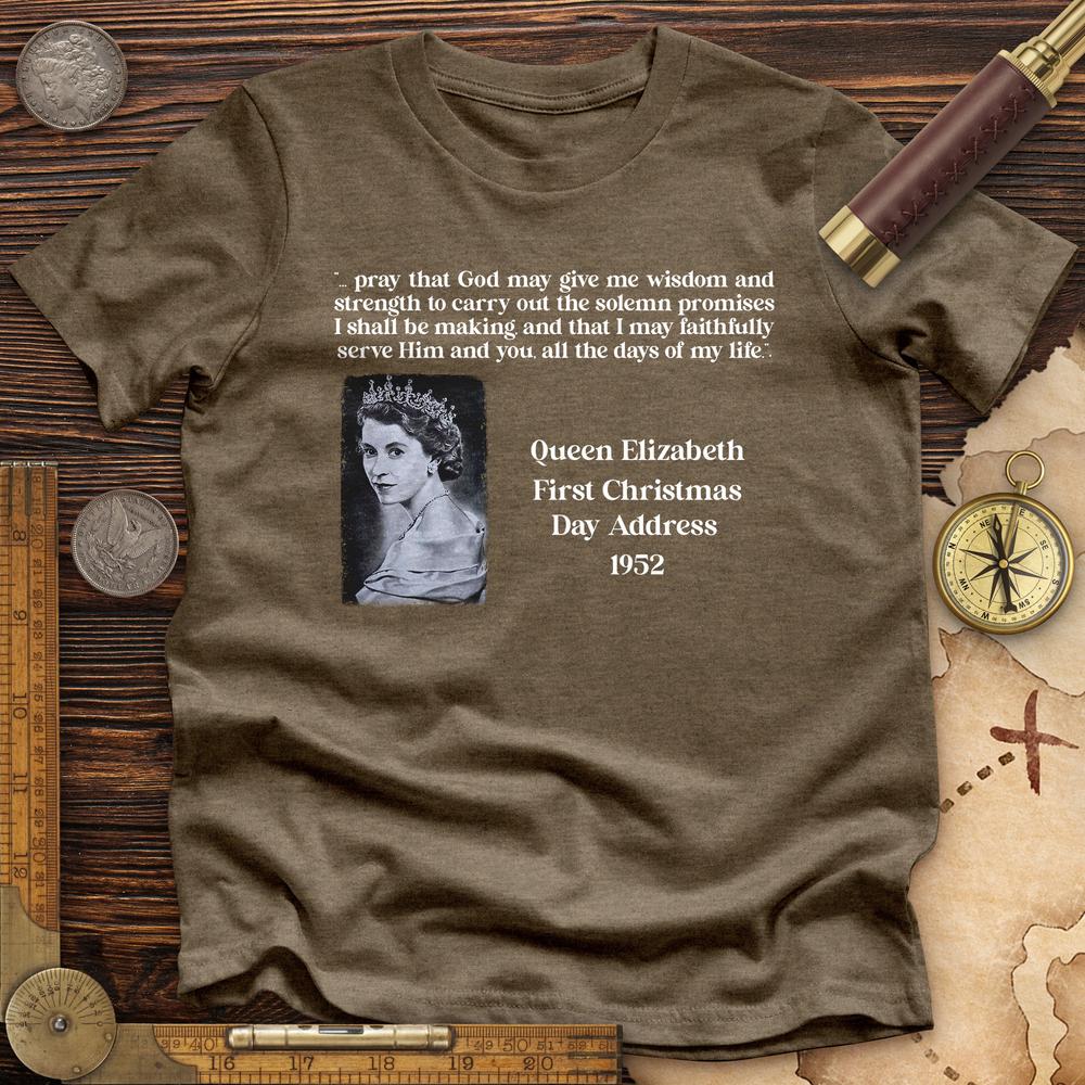 Queen Elizabeth II Xmas Address Premium Quality Tee | HistoreeTees