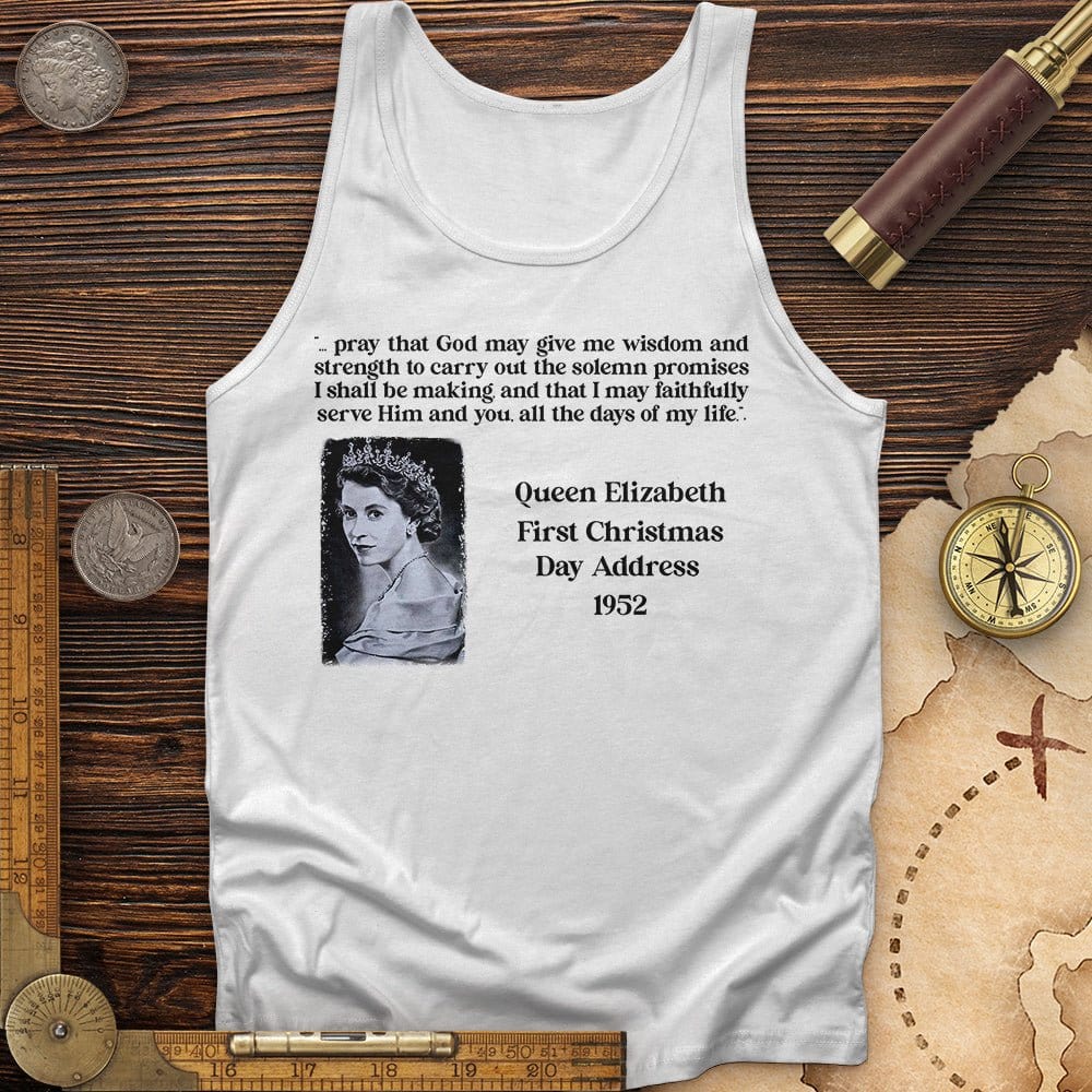 Queen Elizabeth II Xmas Address Tank | HistoreeTees