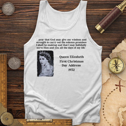 Queen Elizabeth II Xmas Address Tank | HistoreeTees