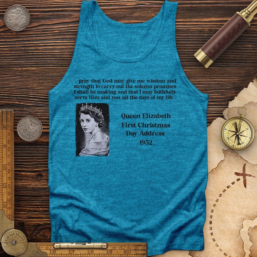Queen Elizabeth II Xmas Address Tank | HistoreeTees