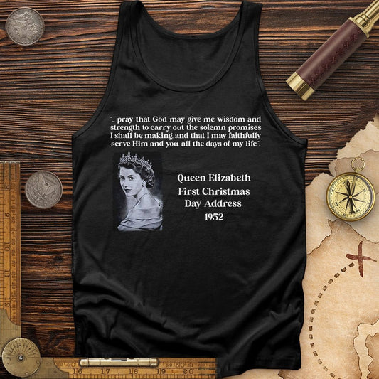 Queen Elizabeth II Xmas Address Tank | HistoreeTees