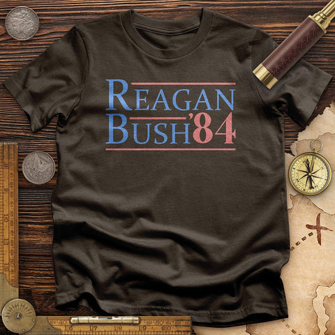 Reagan Bush T-Shirt Dark Chocolate / S