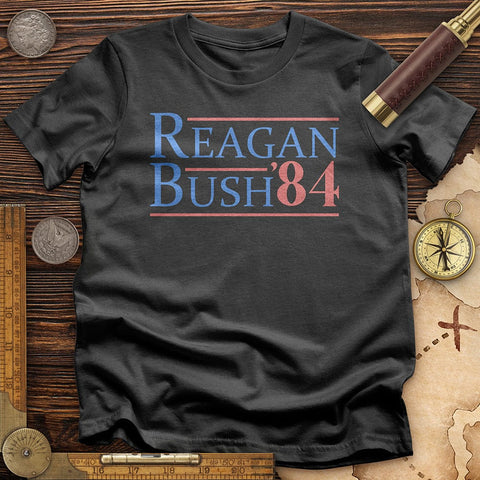 Reagan Bush T-Shirt Charcoal / S