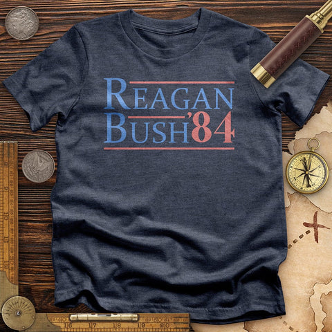 Reagan Bush T-Shirt Heather Navy / S