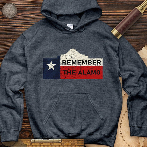 Remember The Alamo Hoodie Heather Navy / S