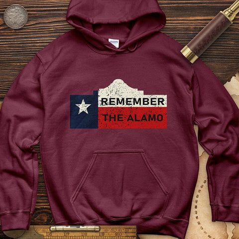 Remember The Alamo Hoodie Maroon / S