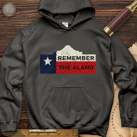 Remember The Alamo Hoodie Charcoal / S
