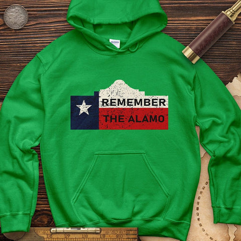 Remember The Alamo Hoodie Irish Green / S