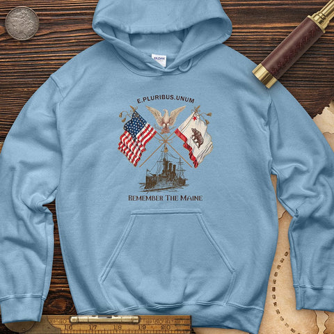 Remember The Maine Hoodie Light Blue / S