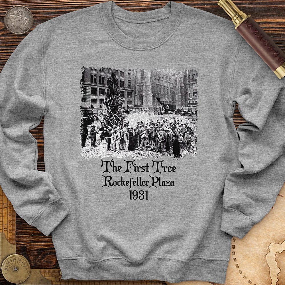 Rockefeller XMas Tree Crewneck | HistoreeTees