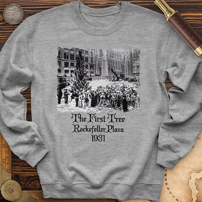 Rockefeller XMas Tree Crewneck | HistoreeTees