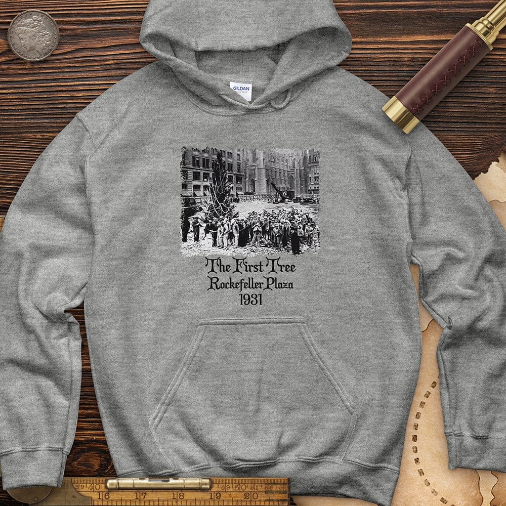 Rockefeller XMas Tree Hoodie | HistoreeTees