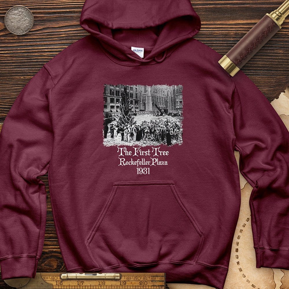 Rockefeller XMas Tree Hoodie | HistoreeTees
