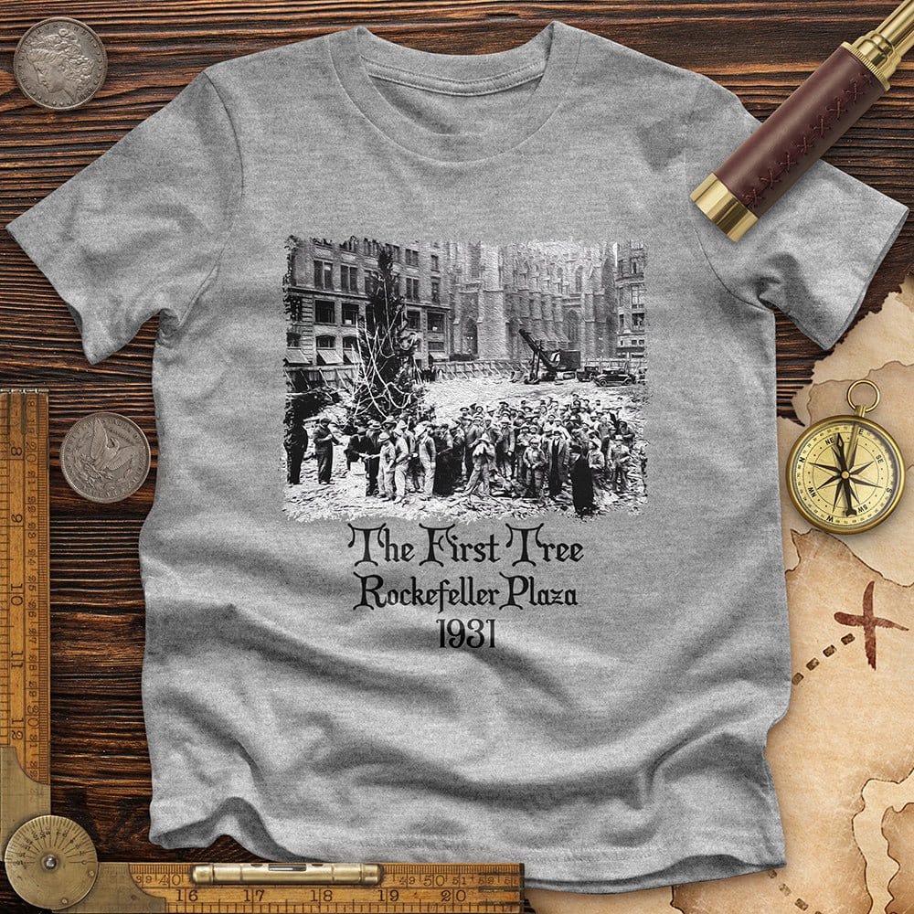 Rockefeller XMas Tree Premium Quality Tee | HistoreeTees