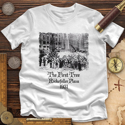 Rockefeller XMas Tree Premium Quality Tee White / S