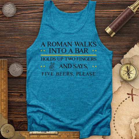 Roman Walks Into a Bar Tank