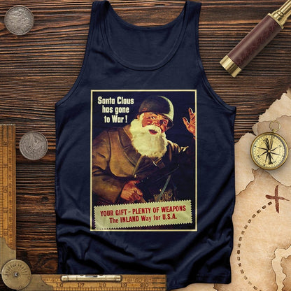 Santa Has Gone To War Tank Navy / XS