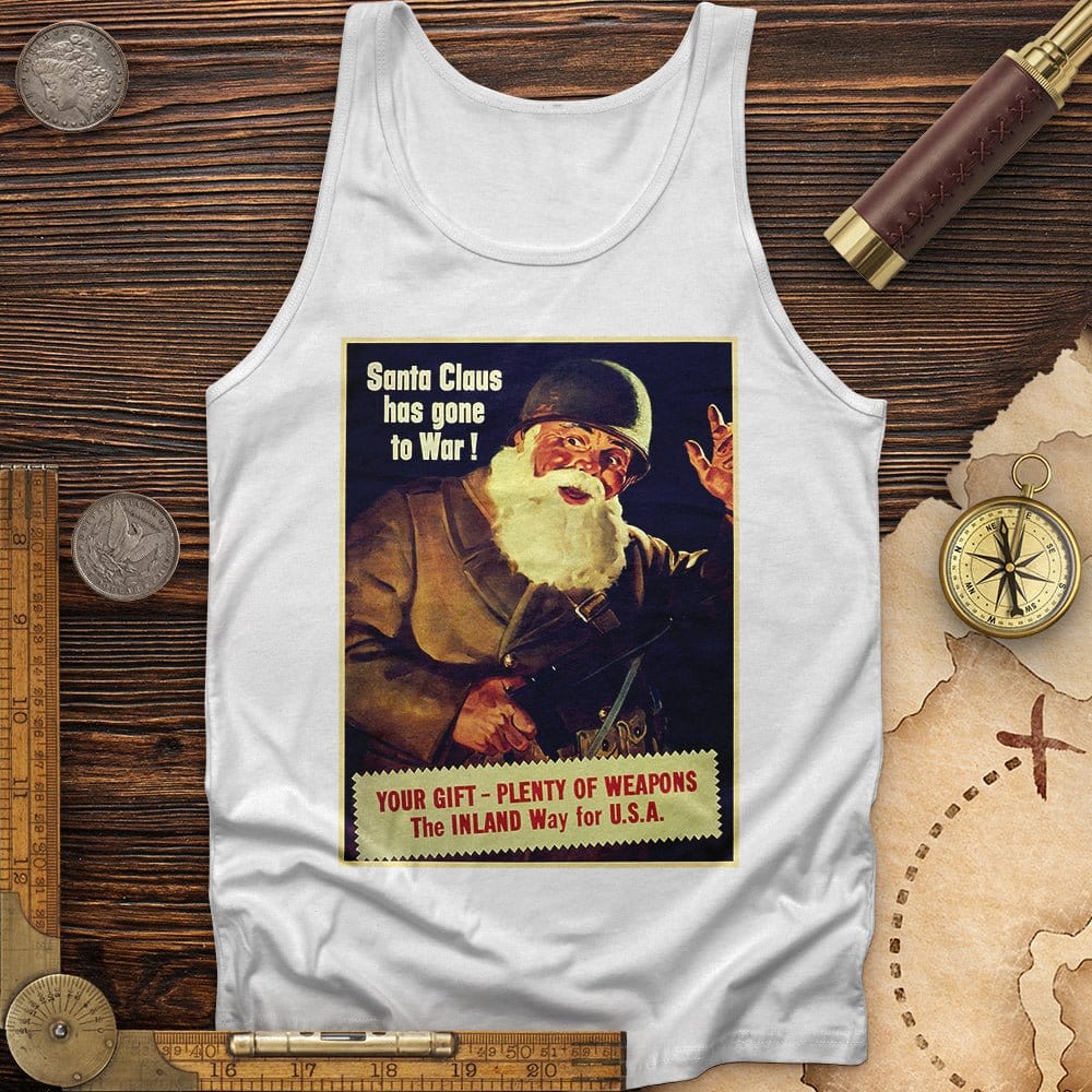 Santa Has Gone To War Tank White / XS