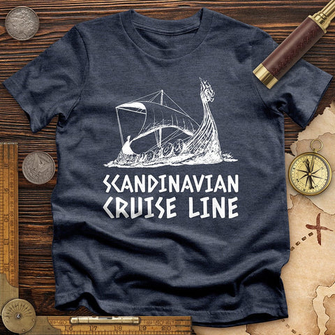 Scandinavian Cruise Line T-Shirt Heather Navy / S