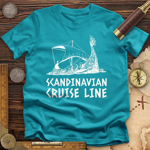 Scandinavian Cruise Line T-Shirt Tropical Blue / S