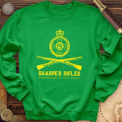 Sharpe's Rifles Crewneck Irish Green / S