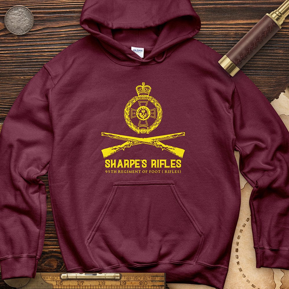 Sharpe's Rifles Hoodie Maroon / S