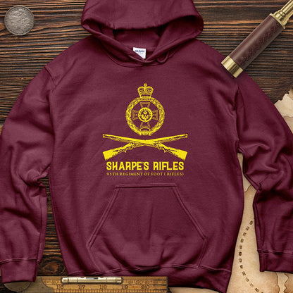 Sharpe's Rifles Hoodie Maroon / S