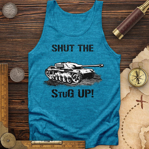 Shut The Stug Up Tank Aqua TriBlend / XS
