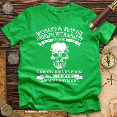 Skulls of Their Enemies T-Shirt Irish Green / S