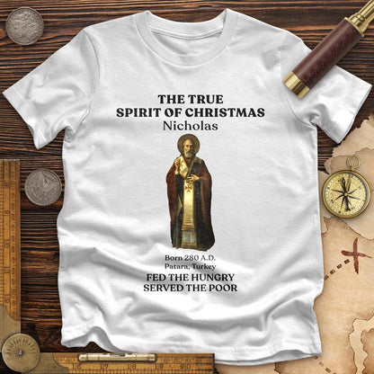 St Nicholas Premium Quality Tee White / S