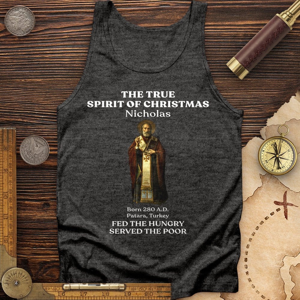 St Nicholas Tank XS / Charcoal Black TriBlend