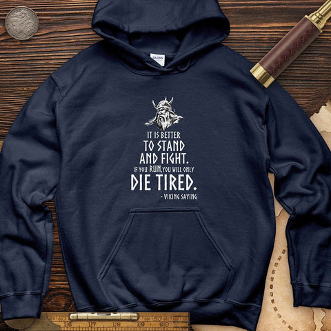 Stand And Fight Hoodie Navy / S