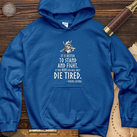Stand And Fight Hoodie Royal / S