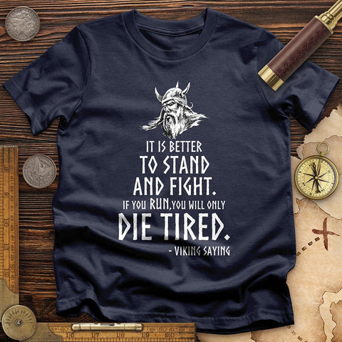 Stand and Fight T-Shirt Navy / S
