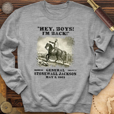 Stonewall Jackson Crewneck Sport Grey / S