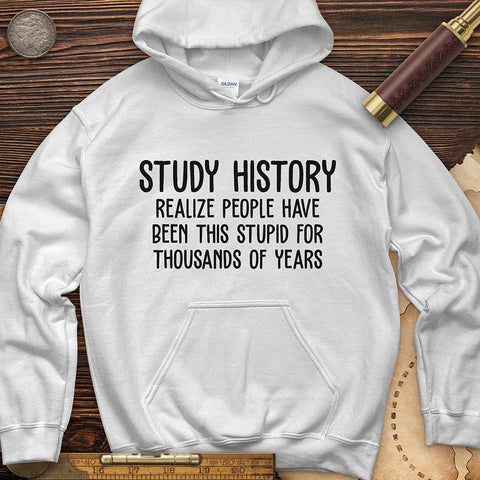 Study History Hoodie White / S