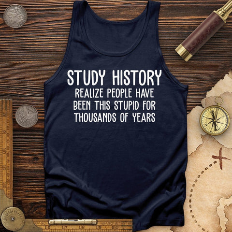 Study History Tank Navy / XS