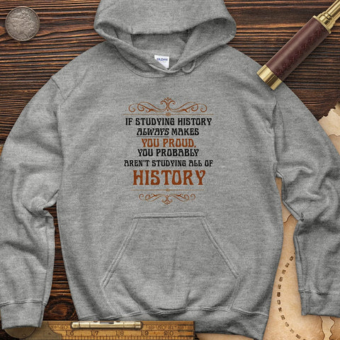 Studying History Hoodie Sport Grey / S