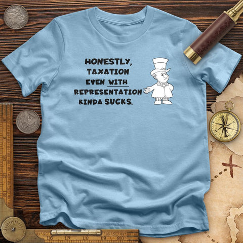 Taxation With Representation T-Shirt Light Blue / S