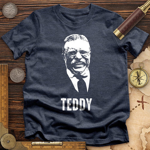 Teddy T-Shirt Heather Navy / S