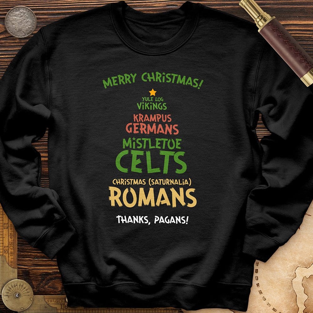 Thanks Pagans Crewneck Black / S