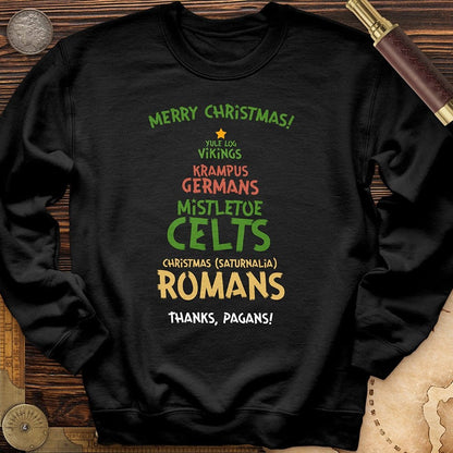 Thanks Pagans Crewneck Black / S