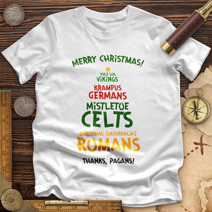 Thanks Pagans Premium Quality Tee White / S