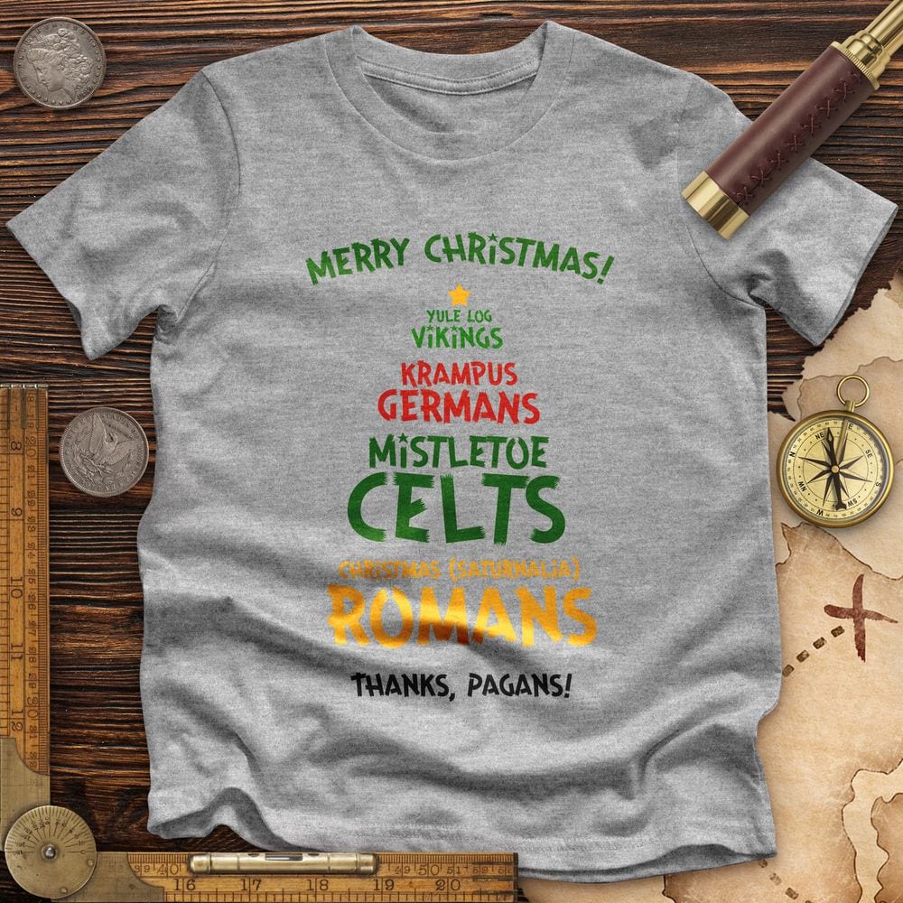 Thanks Pagans Premium Quality Tee Athletic Heather / S