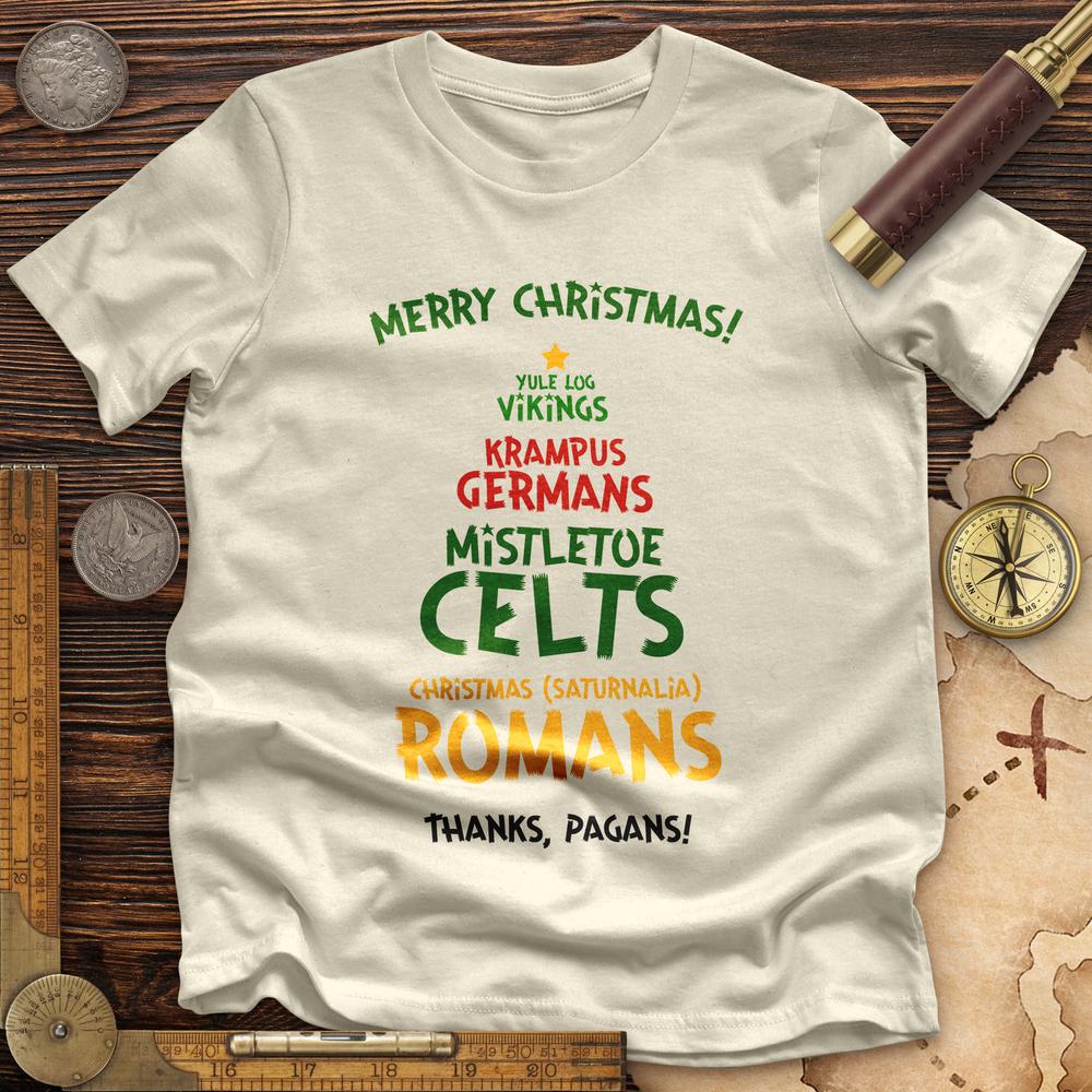 Thanks Pagans Premium Quality Tee Natural / S