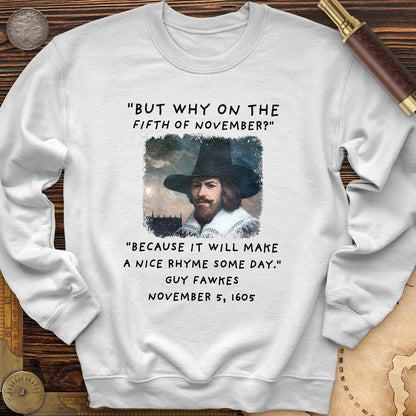 The 5th Of November Crewneck