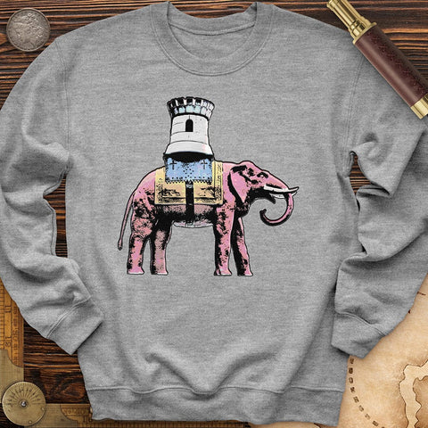 The Elephant And The Castle Crewneck Sport Grey / S